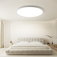 臥室吸頂燈led現代簡約北歐圓形個性創意大氣客廳燈書房主臥燈具