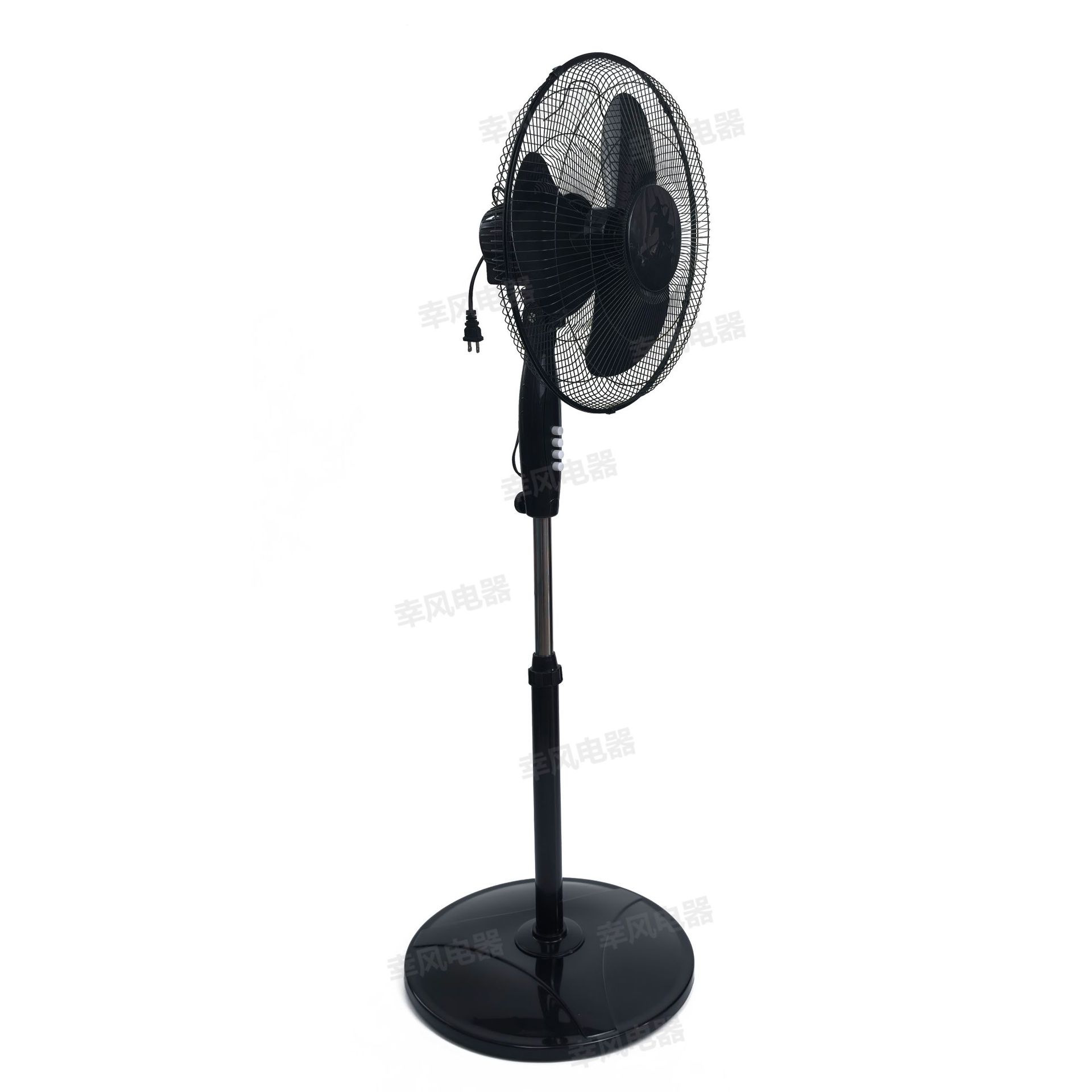Fuente de fábrica de ventilador de piso de 16 pulgadas ventilador de rejilla eléctrica motor fuerte viento comercio exterior transfronterizo puede personalizarse