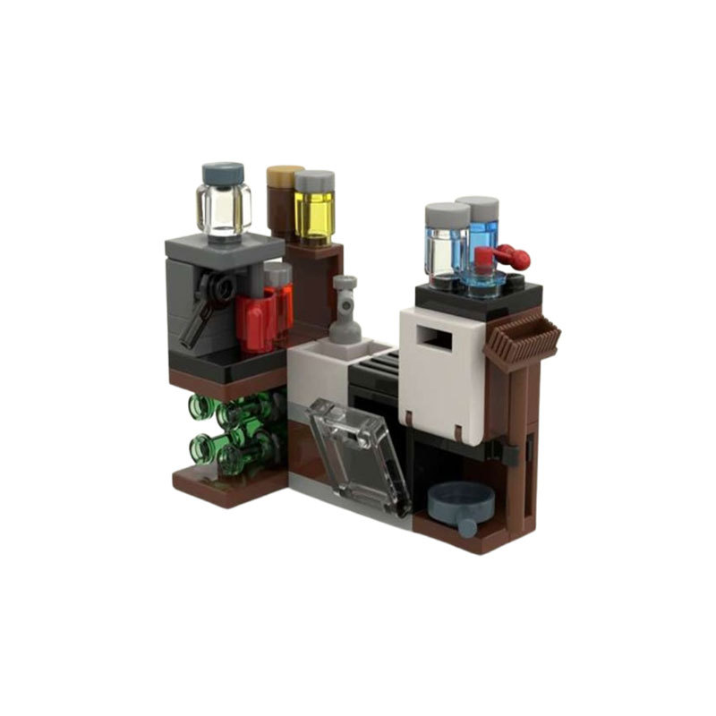 Klemmbaustein Küchenmöbel Modell Moc-35258 Bausatz Für Kinder_voghion.com