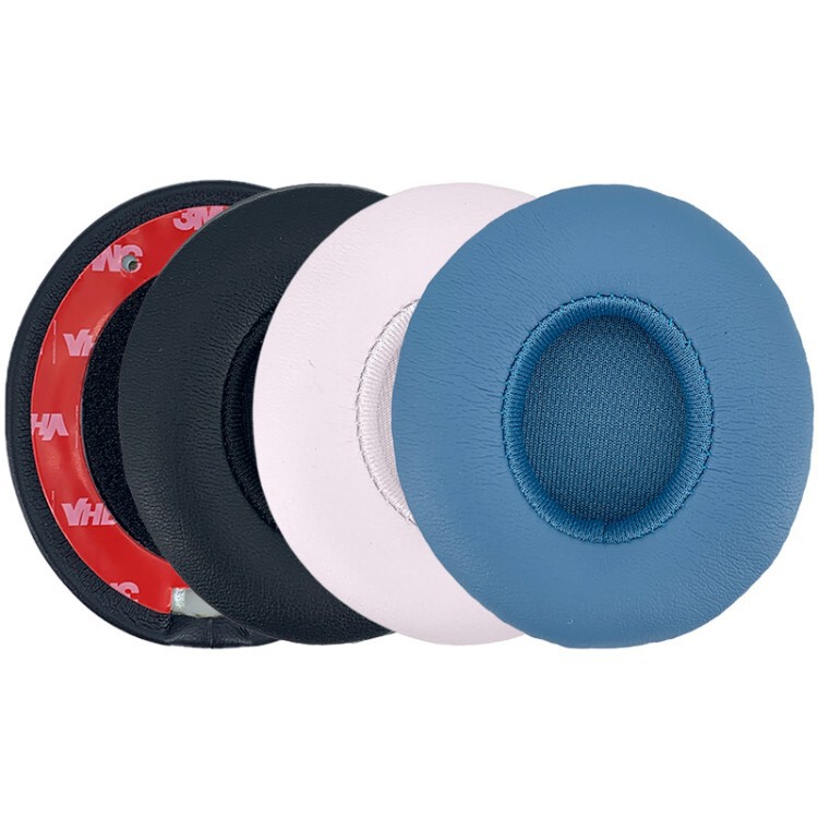Suitable for Beats Solo 4.0 Headphone Covers, Solo4 Ear Cushion Sponge Replacement Set, Soft Leather Pad Ear Cushions Suitable for Beats Solo 4.0 Headphone Covers, Solo4 Ear Cushion Sponge Replacement Set, Soft Leather Pad Ear Cushions