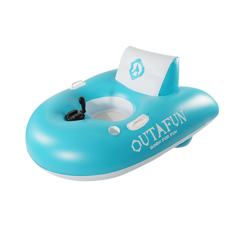 New Electric Single-Person Water Inflatable Floating Thruster Floating Automatic Thruster Swimming Ring Propeller