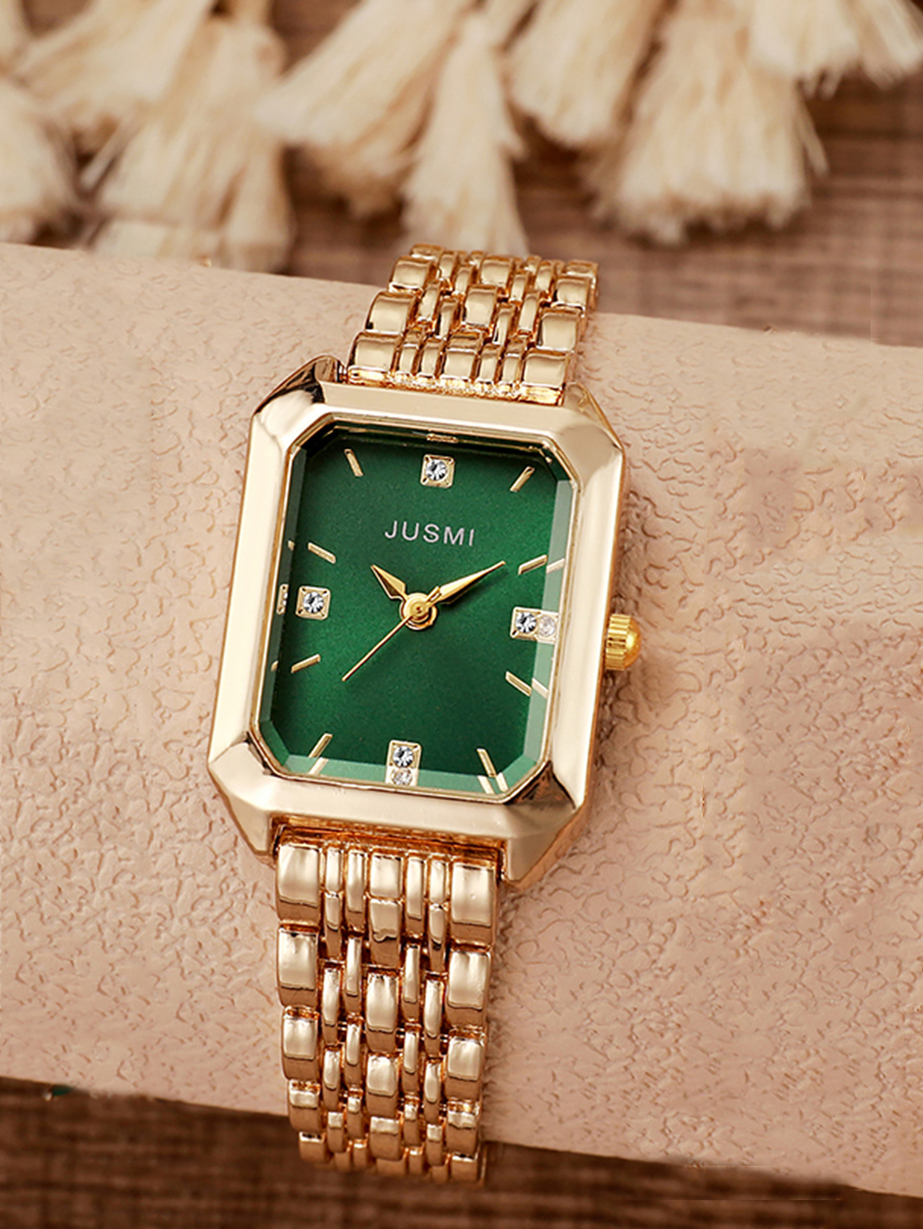 Flower, Shell Pattern Casual Flower Shell Butterfly Double Snap Quartz Watch Women's Watches