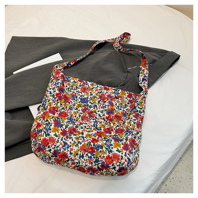 Hanfeng Fashion Große Kapazität Handtasche Schulter Freizeit Shopping Frische Fragmentierte Blume Einkaufstasche, Luxus Unterarm Tasche_voghion.com