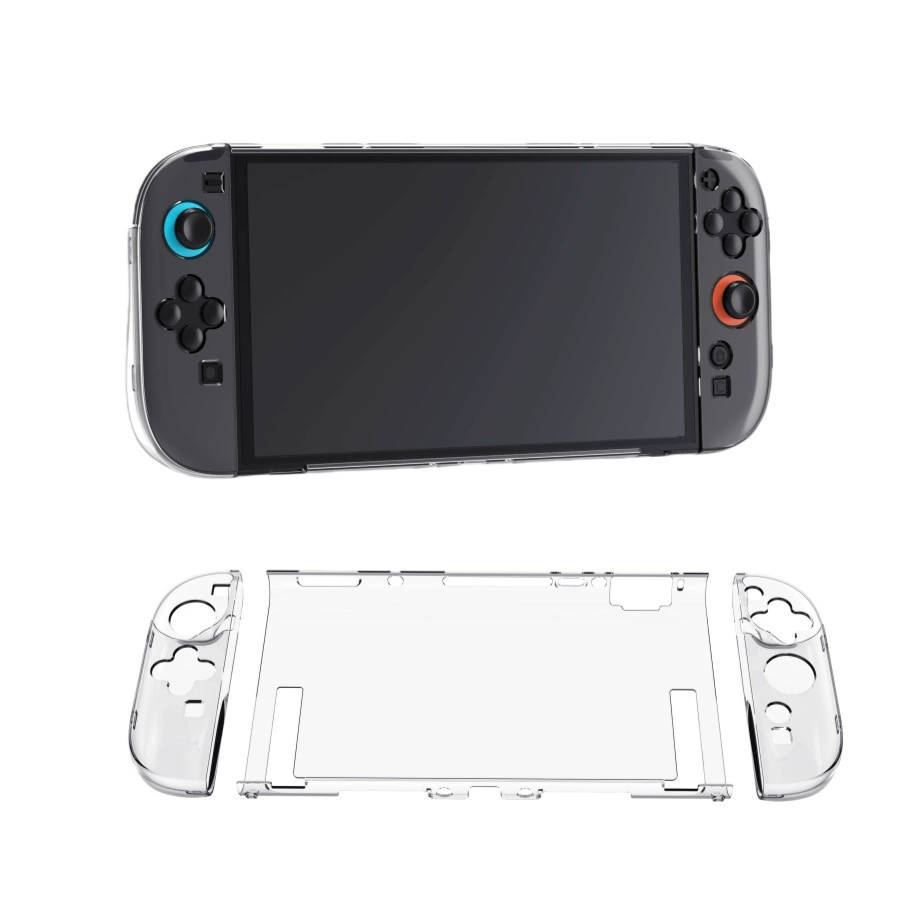 Подходит для игровой консоли Nintendo Switch 2-го поколения, защитный корпус SWITCH 2, разделенный кристальный прозрачный чехол