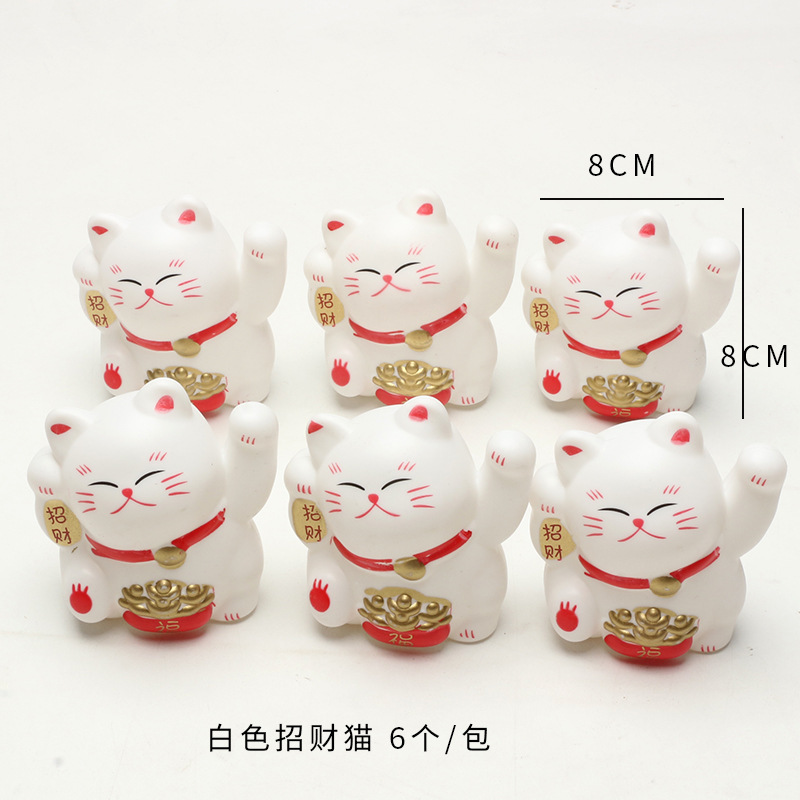 2025 colgantes de gatos de fortuna de dibujos animados festivos buquete de embalaje ornamentos floristas floristas decoración material de embalaje