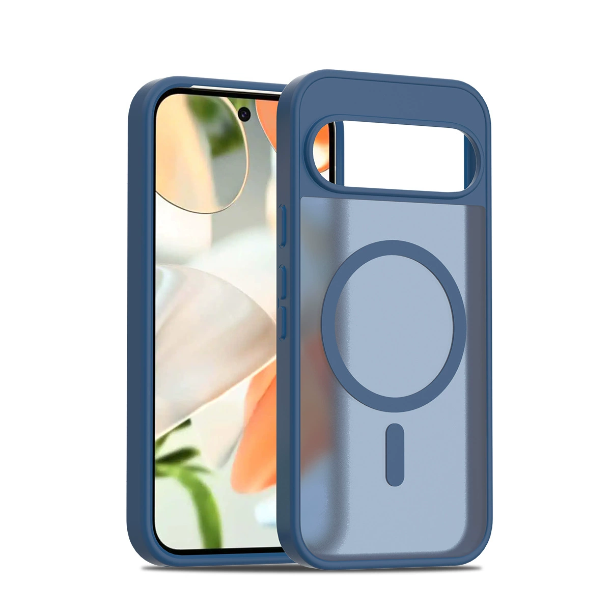 Подходит для Google Pixel10Pro серебряная защита магнитный snap-чехол Pixel9 ощущение кожи Pixel9A защита от падения