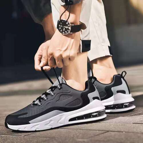 Cross-border large size men's shoes, spring and autumn sports shoes, air cushion mesh, breathable, comfortable, casual, fashionable, foreign trade, men's and women's shoes