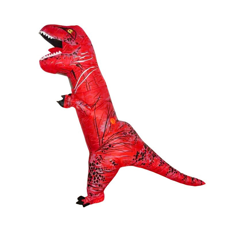 Disfraz Inflable de Tiranosaurio Rex, Accesorios para Fiestas de Disfraces de Halloween, Disfraz de Dinosaurio para Adultos y Niños