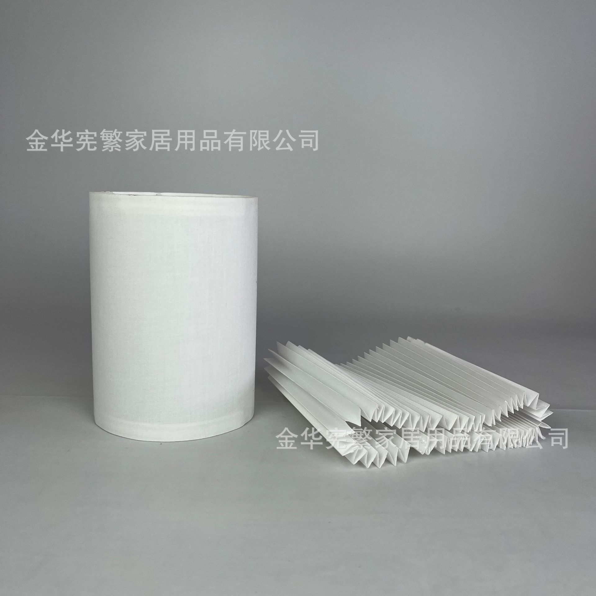 [Xianfan] 52 pliegues KD lámpara desmontable estilo blanco simple dormitorio sala de estar lámpara de cabecera lámpara candelabro