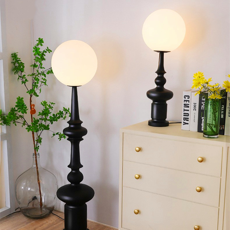 Italian retro design Roman column floor lamp modern personalized sample room guest bedroom study decoration floor standing lamp