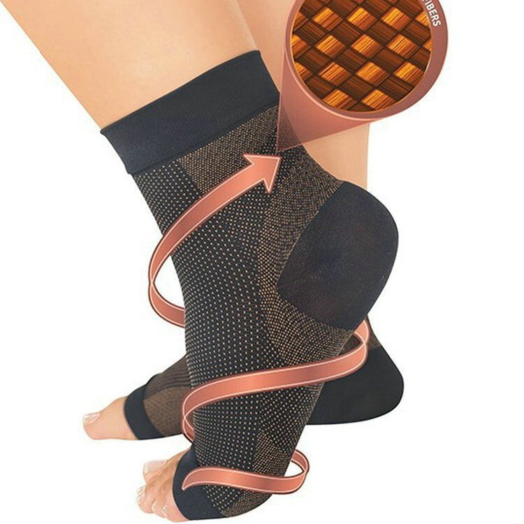 Outdoor sports ankle protection compression socks anti-foot fascia socks mountaineering running heel support copper ion socks Outdoor sports ankle protection compression socks anti-foot fascia socks mountaineering running heel support copper ion socks