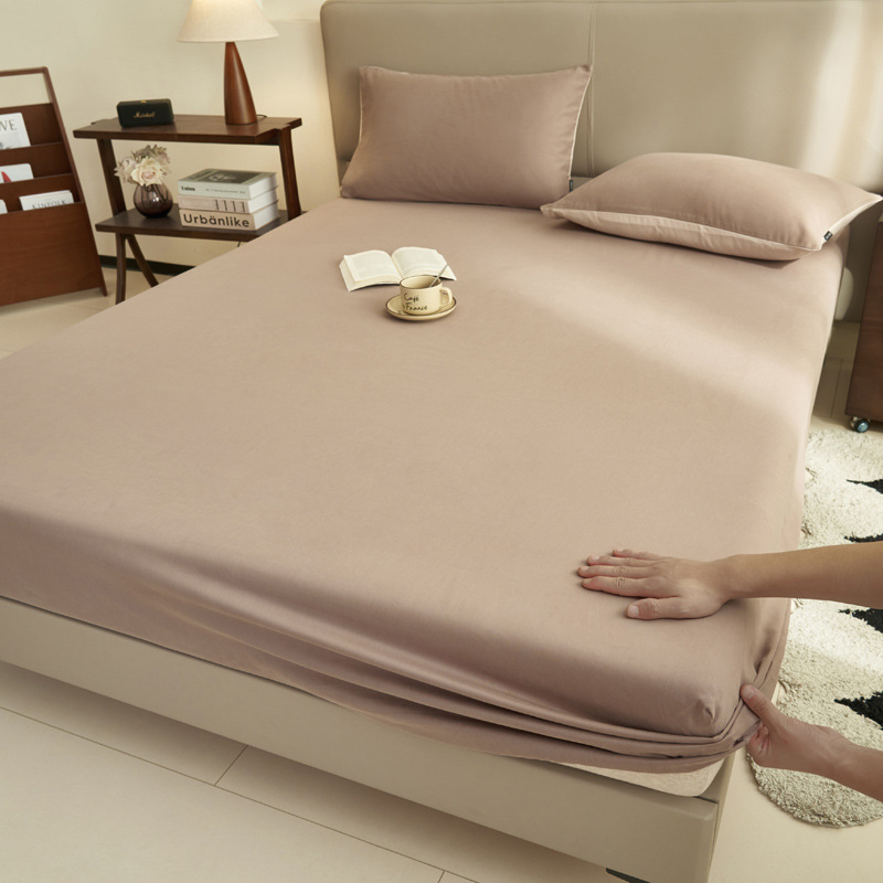 Nueva sábana de algodón puro pieza individual 100 funda de cama de algodón todo incluido funda de colchón funda de cama juego de tres piezas 2025 nuevo