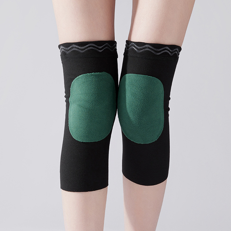 Deron 30CM leg and knee warmers, with folded edges and fleece lining, provide warmth and prevent slipping, suitable for both men and women, offering protection against cold weather for knees and legs