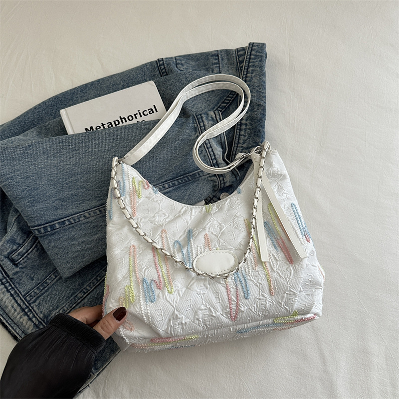 Bolso coreano para mujeres de gran capacidad 2024 nuevo bolso de tela de mochila de verano casual, bolsa de moda para viajar, bolso de hombro