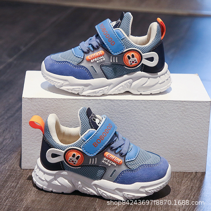 Niños y niñas 2024 nueva primavera y otoño zapatos para niños zapatos de malla para niños zapatillas de deporte de malla transpirable moda