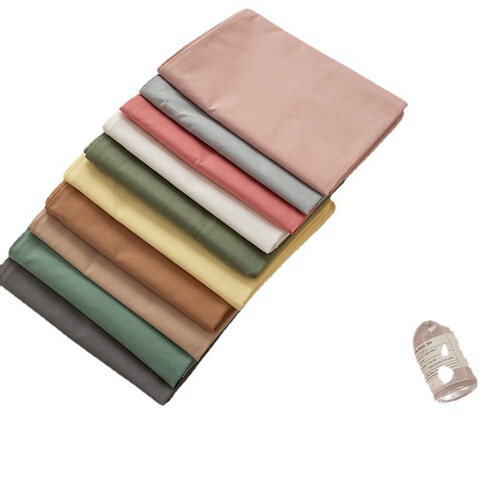 Autumn and winter 80 count pure cotton thickened brushed single piece fitted sheet ins simple style solid color 100 pure cotton bed cover single product wholesale