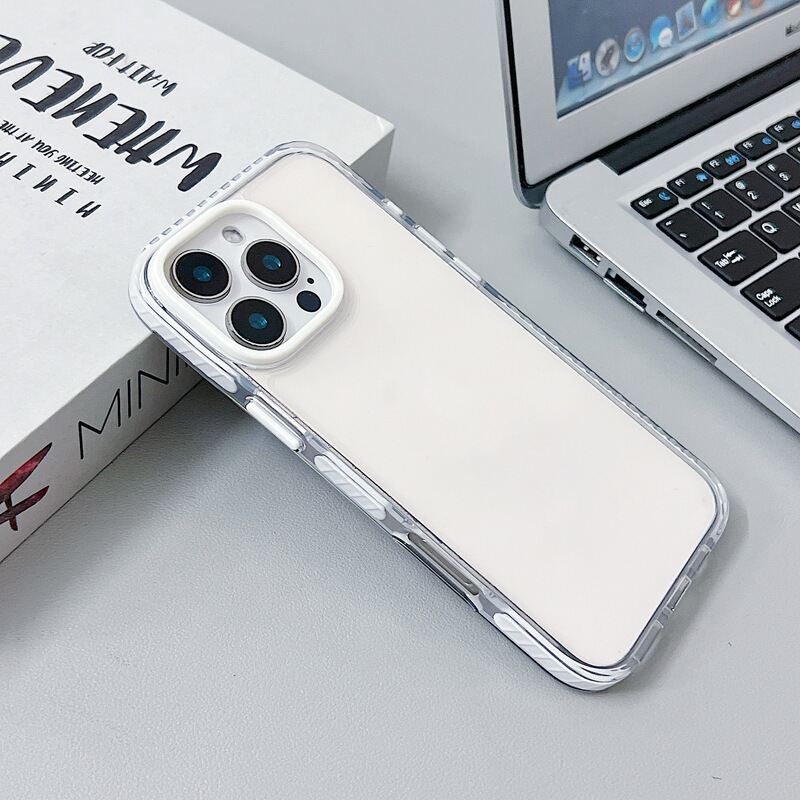 iPhone17に適した高透明度2.0 TPEツートンカラーケース、Apple11耐衝撃保護ケース、アクリル製コントラストカラーシェル|undefined