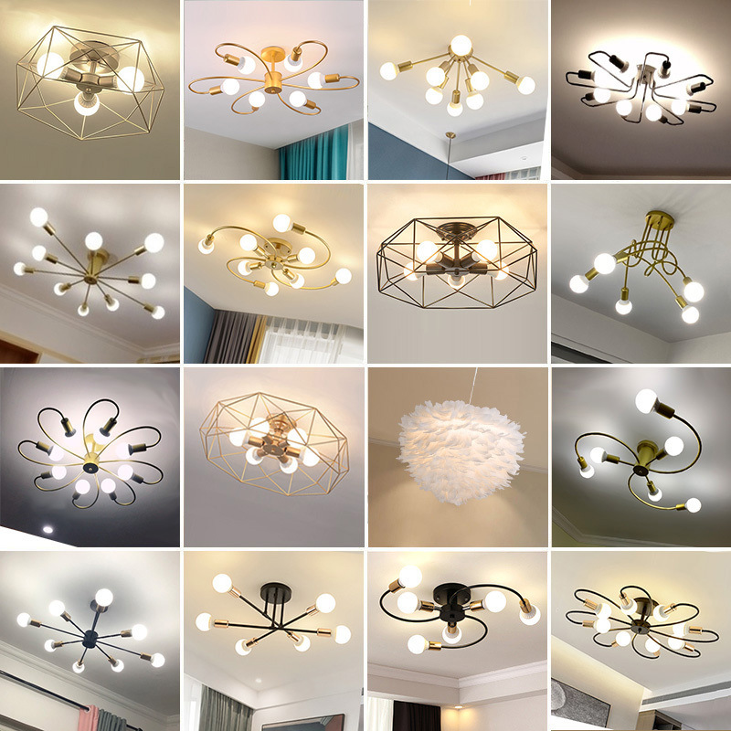 奧博北歐臥室燈吸頂燈簡約現代創意個性家用書房客廳燈具跨境專供