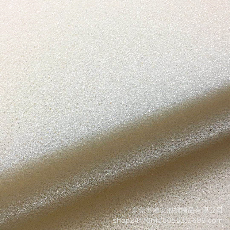 瑾安直供可剪裁 白色针刺棉8mm厚医疗器械透气过滤棉片过滤海绵垫