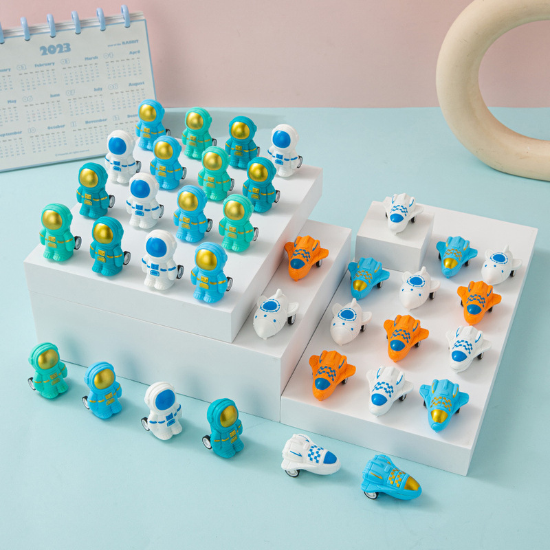 Astronaut Rocket Huili Car Cartoon Astronaut Children's Toys Boys and Girls Award Gift Stall Wholesale