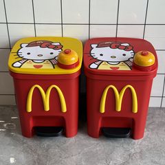 hellokitty凯蒂猫垃圾桶创意厨房家用客厅可爱厕所卡通卧室脚踏式