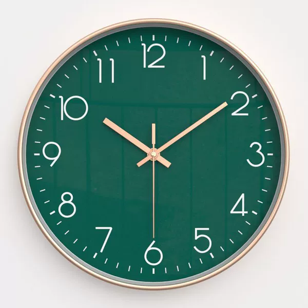 ✠35cm green rose gold frame