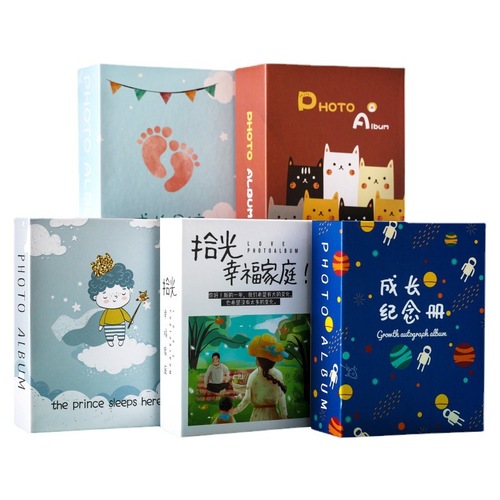 New Product 5-inch 6-inch 7-inch Album Insert Style Family Photo Album High Capacity Studio Baby Photo Storage Album