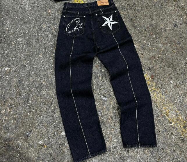 Corteiz Jeans Star Black