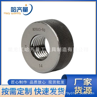 非标哈尔滨公制螺纹环规6g M59 M58 M57 哈量螺纹通止规 6h 牙规