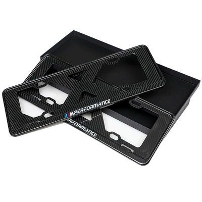 Fiber License Plate Frame Suitable for: License plate holder/license plate holder - bmw-performancepair-real-carbon-fiber