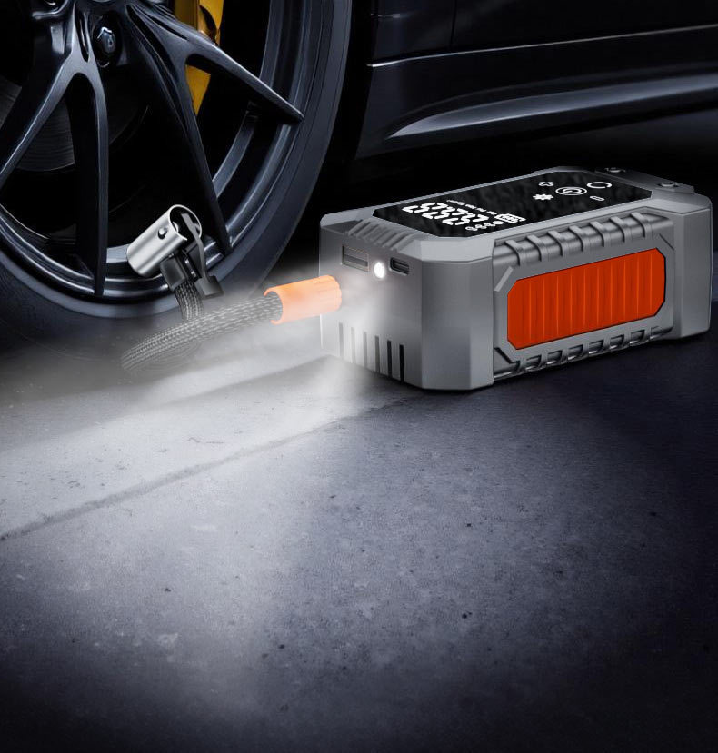 Car Air Pump Portable Car Electric Wireless Tire Pressure Measuring Air Pump Car Tire Air Pump