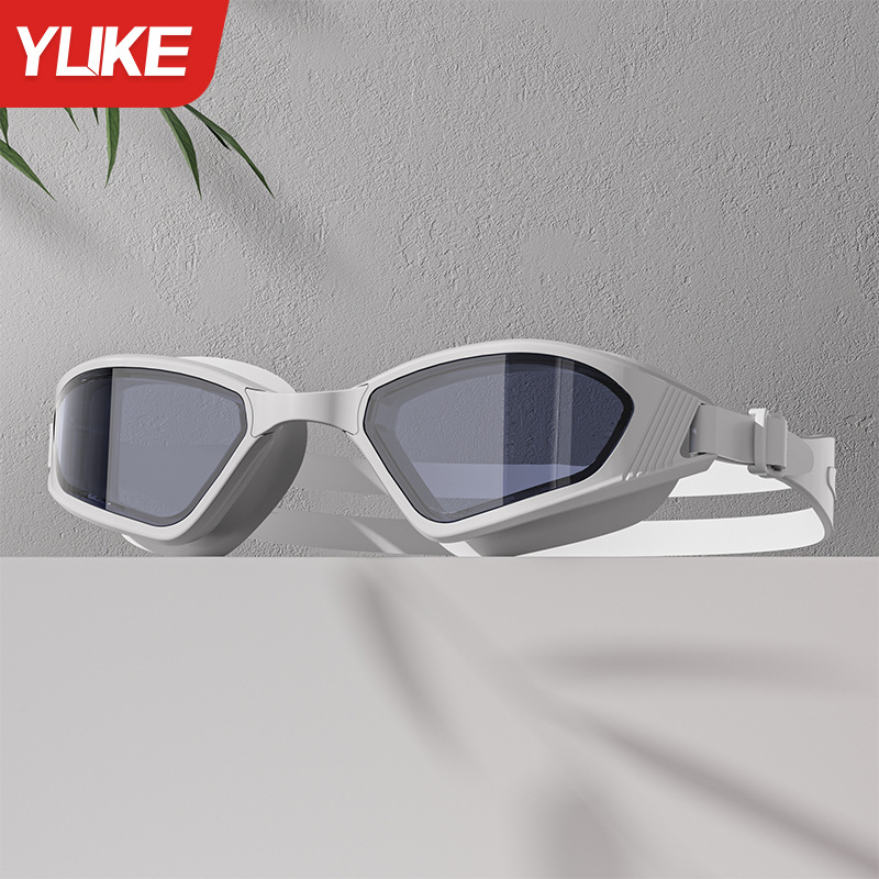 Set de Gafas de Natación de Policarbonato, Impermeable y Antiempañante