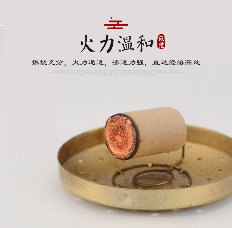 Premium Moxa Cones Ai Zhu 艾柱 for Moxibustion Warm Therapy 54 Cones per Box key features