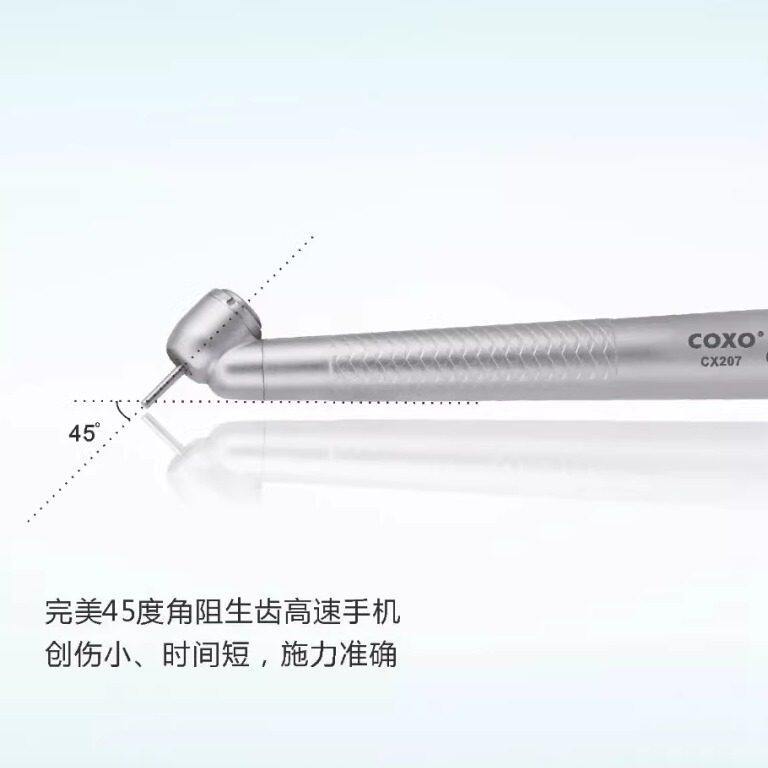 Teléfono móvil de alta velocidad dental Wusen CX207 - AW con conexión rápida canal de agua exterior conjunto de teléfonos móviles de baja velocidad con lámpara de implante de teléfonos móviles image 7