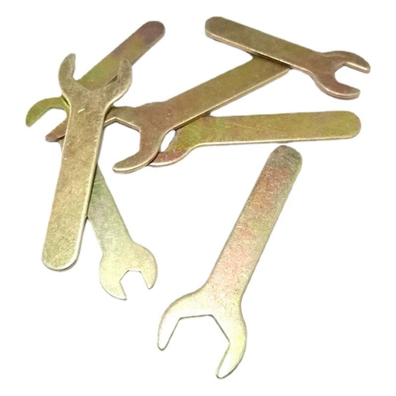 Железный ключ Мебель Железный лист Ручная док-станция с одной двухсторонней головкой Простой внешний шестигранный ключ Открытый конец Ключ с одной головкой