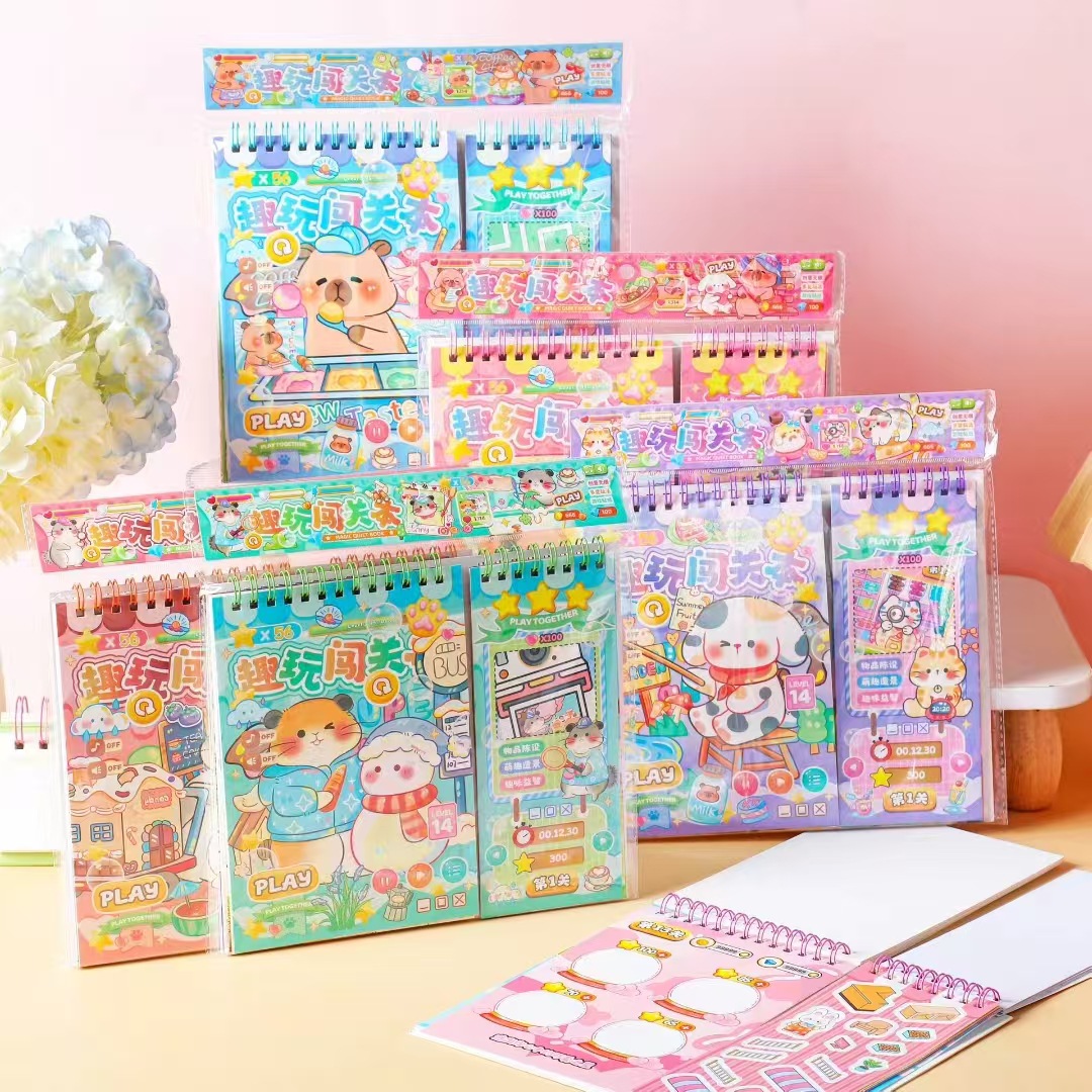 Diversión de dibujos animados juguetes de rompecabezas para niños juguetes de puzzle para niñas regalos de niños regalos de paisaje pegatinas