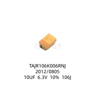 TAJR106K006RNJ �g��� 2012R 6.3V 10UF &plusmn;10%  0805 106Jԭ�b