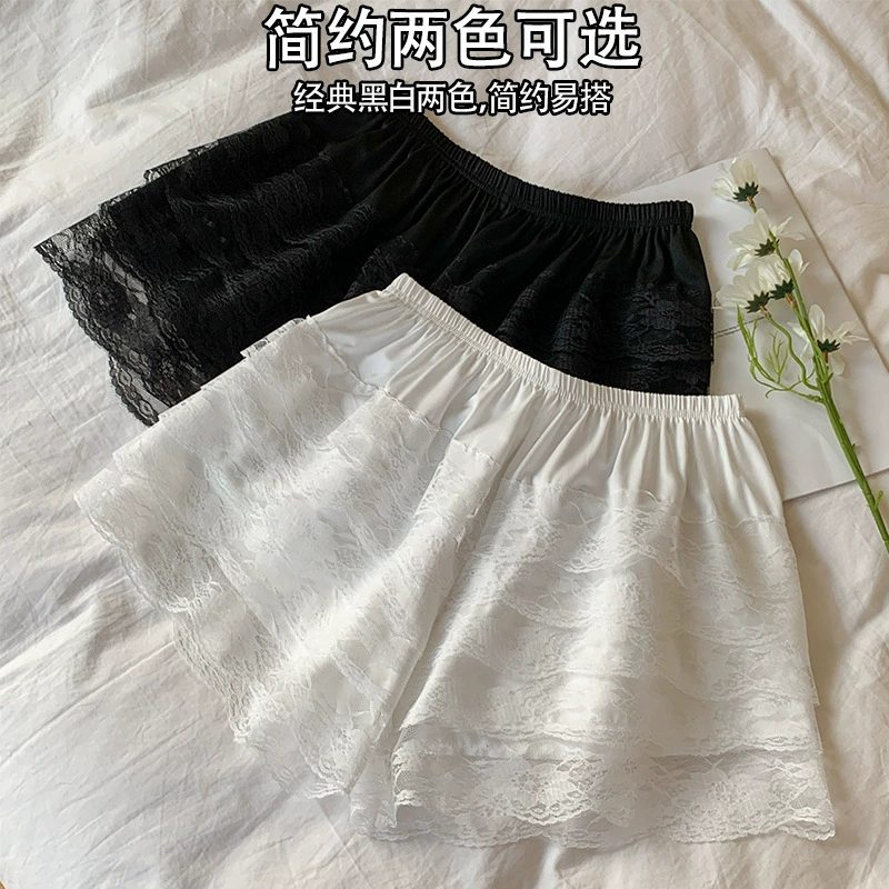 Safe trousers, leggings, white lace shorts, protective underware