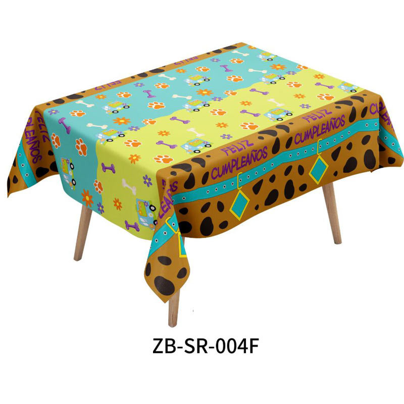 Mantel desechable para fiesta de la Copa Mundial 2026, mantel de Disney perlado, material MOPP sin necesidad de lavado