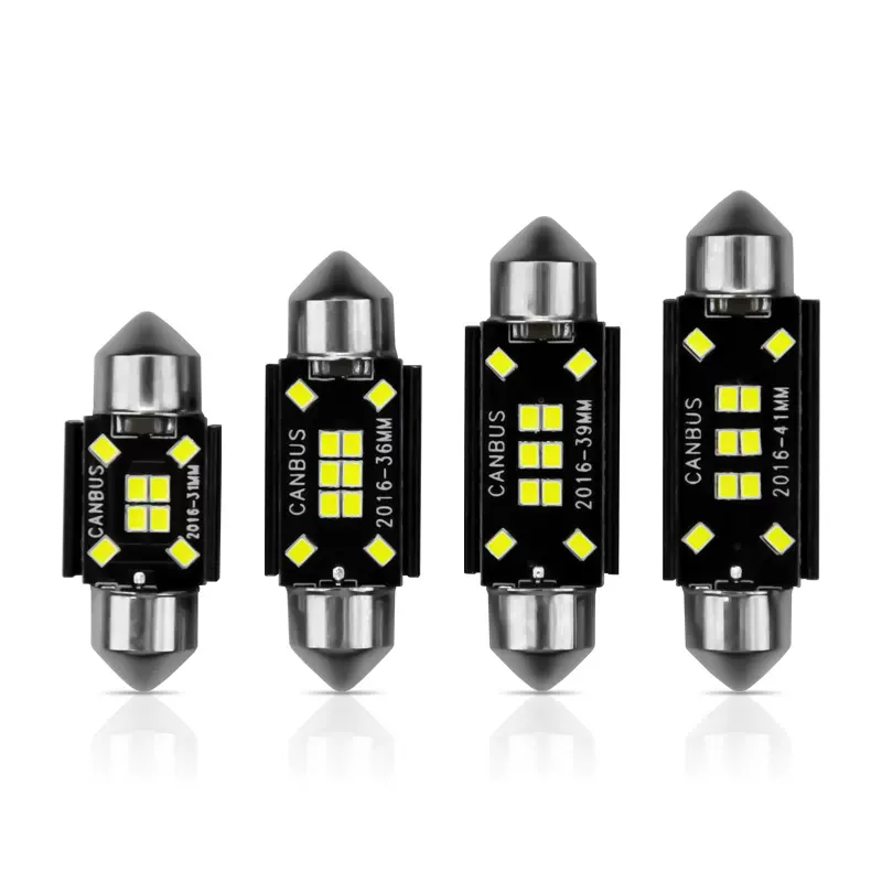 跨境汽车led双尖车顶灯阅读灯 31 36 39 41mm 10SMD 牌照灯车厢灯