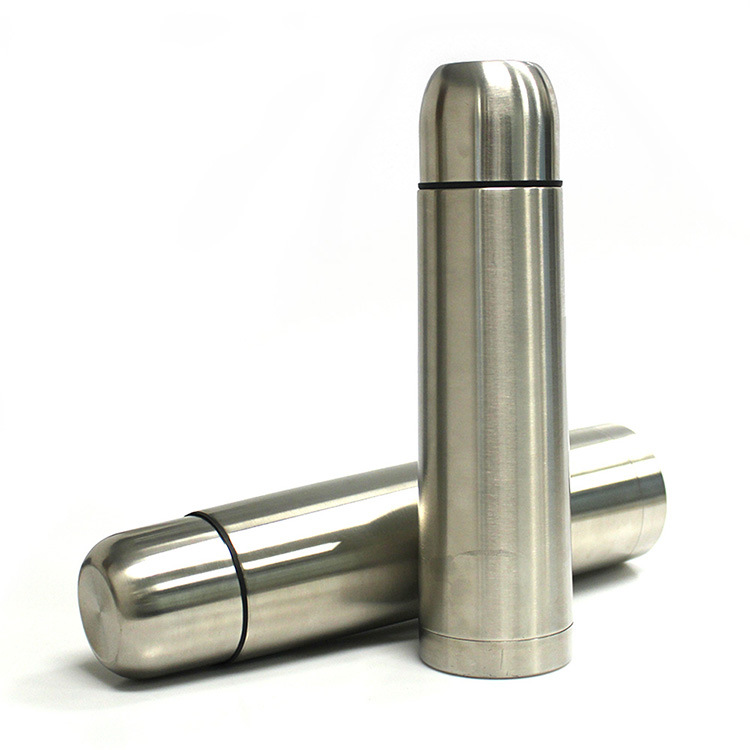 Factory Direct Sales 304 Stainless Steel Thermos Cup Bullet Thermos Creative Home Outdoor Travel Kettle Water Cup