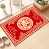 Crystal velvet red door pad-26