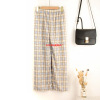 Summer trousers, loose straight fit, high waist