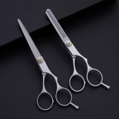 オーダーメイドの分体カットの理髪はペットのハサミを切ります。