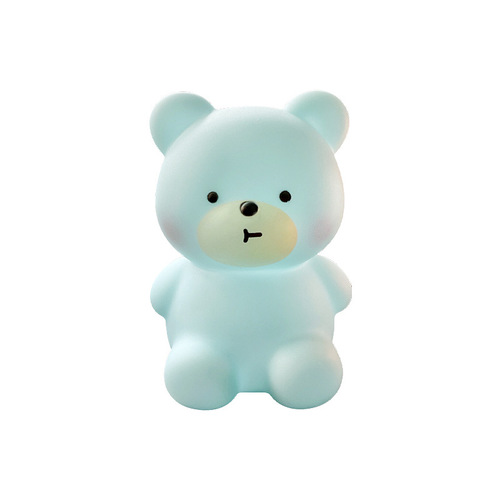 Cartoon Cute Bear Night Light for Children's Bedroom, Eye-Caring Lamp, Decorative Ornament for Kids, Student Gift Night Light
