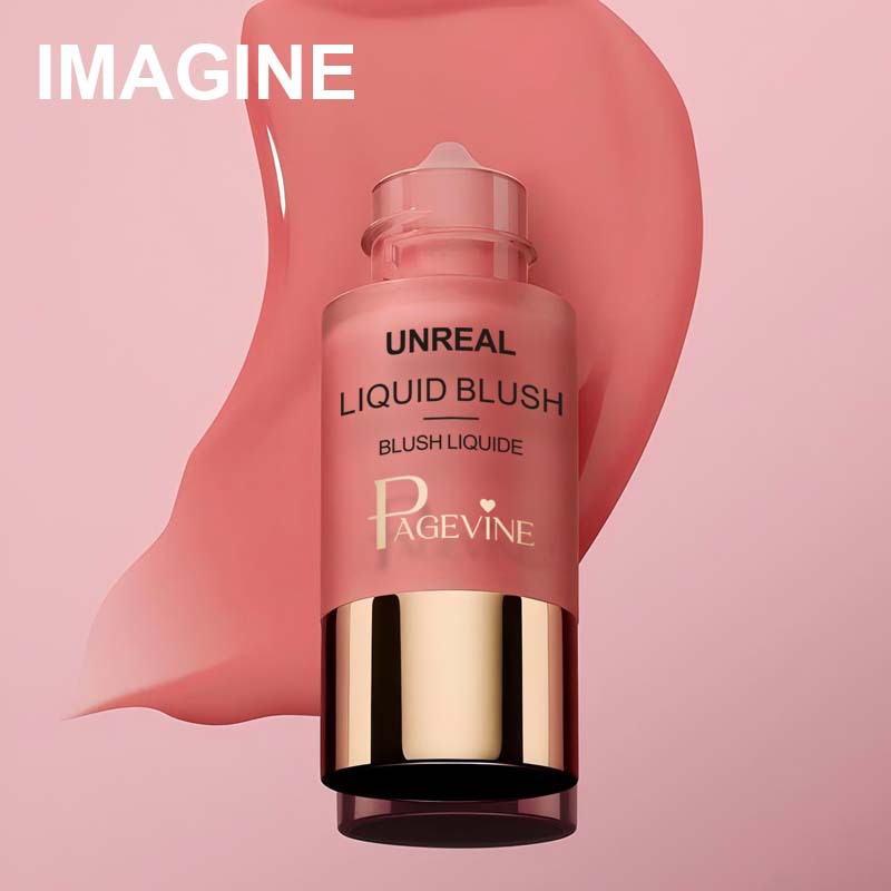 Transfronterizo PAGE VINE cosméticos blush líquido sombra de ojos para mejorar el brillo de la cara femenina color carminado comercio exterior
