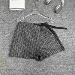 欧洲站南油25明星同款经典老花假面裙裤女士高腰显瘦短裤裙