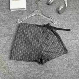 欧洲站南油25明星同款经典老花假面裙裤女士高腰显瘦短裤裙