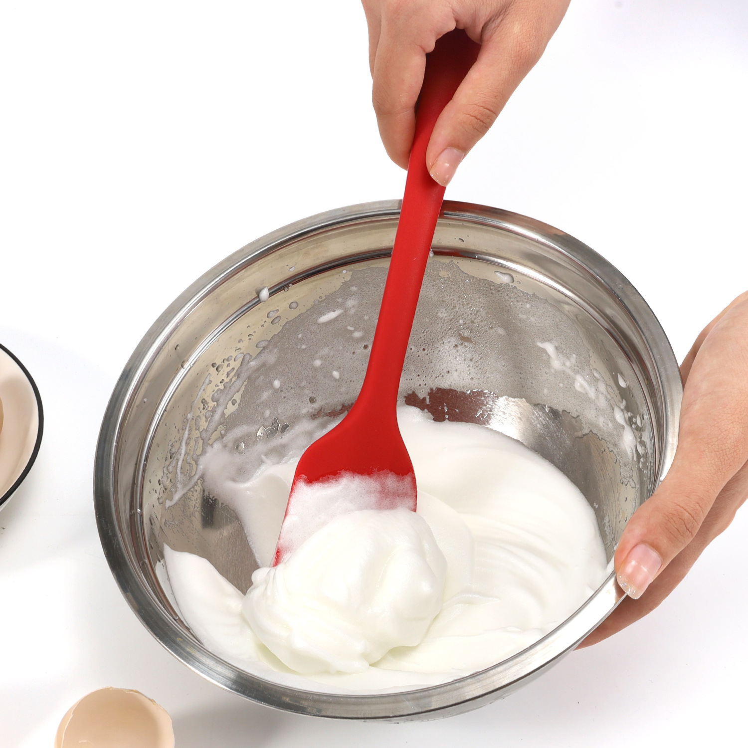 horneado de silicona grande integrado cuchillo de cocción de aluminio resistente a altas temperaturas placa de cocción de aluminio espátula de pastel de crema espátula de cocción de aluminio