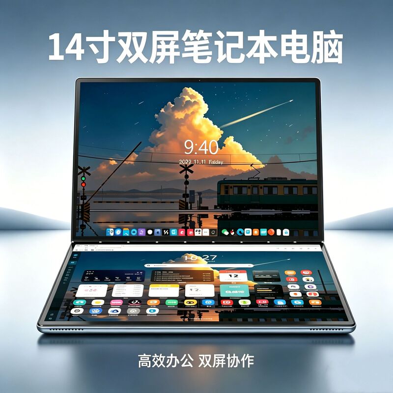 Brand new 14+ 14inch N150 dual-screen laptop tablet 2-in-1, lightweight and portable for office work, study, and design Brand new 14+ 14inch N150 dual-screen laptop tablet 2-in-1, lightweight and portable for office work, study, and design